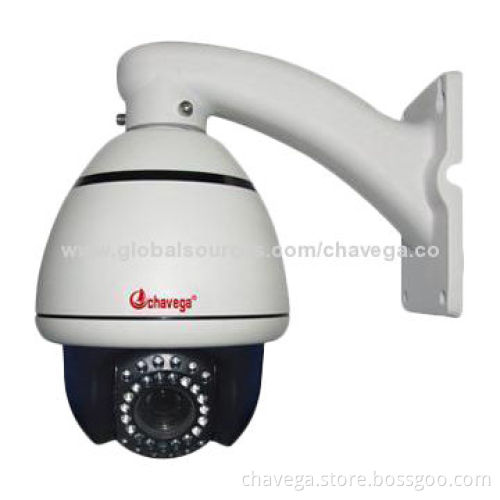 Mini 480TVL 1/3-inch Sony CCD 35m IR Distance High-speed PTZ Camera, 10x Optical Focus
